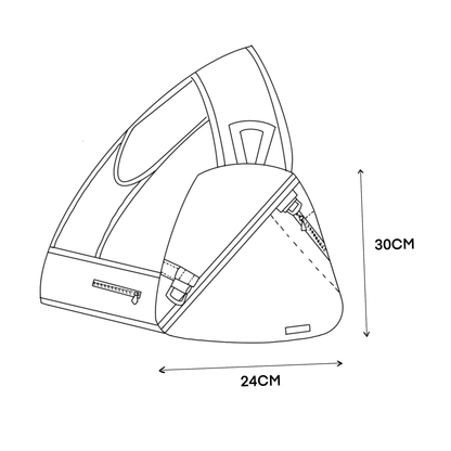 Morral Triangular - Marlin Messenger